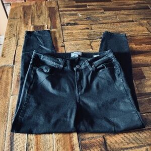 PAIGE Women's Dark Black Skinny Jeans